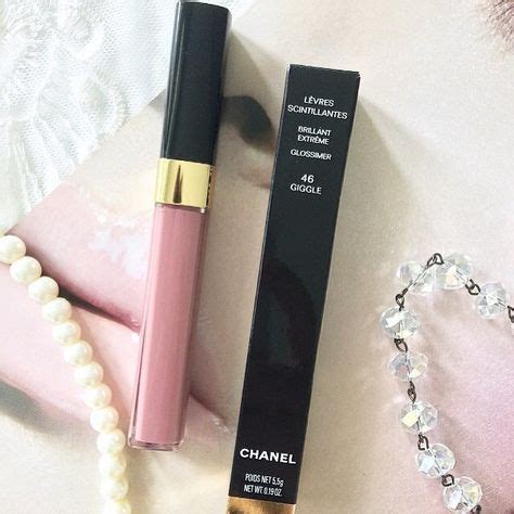 chanel lip liner 192|Chanel lip gloss giggle 46.